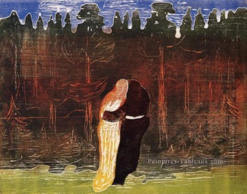 vers la forêt ii 1915 Edvard Munch Peinture à l'huile